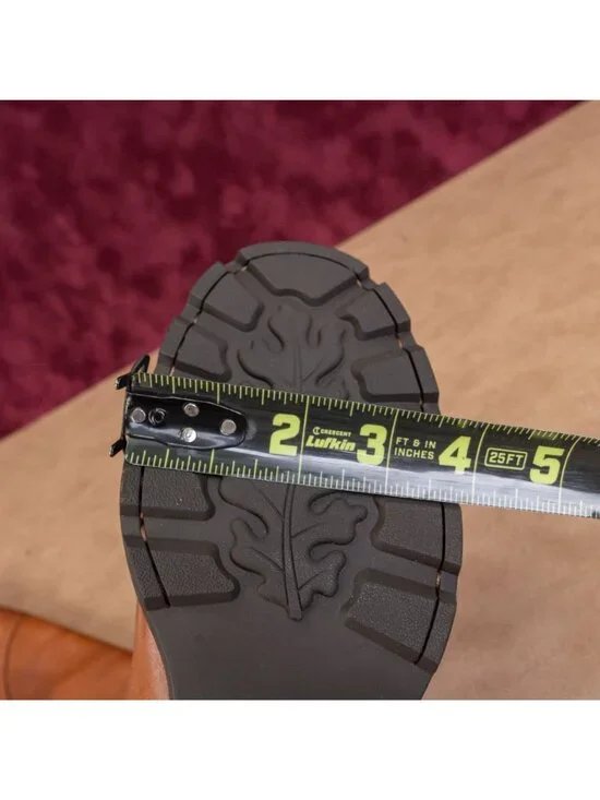 Born Women Gabriella Brown Leather Comfy Heel Riding Western Knee Boots sz 8.5 - Picture 6 of 9